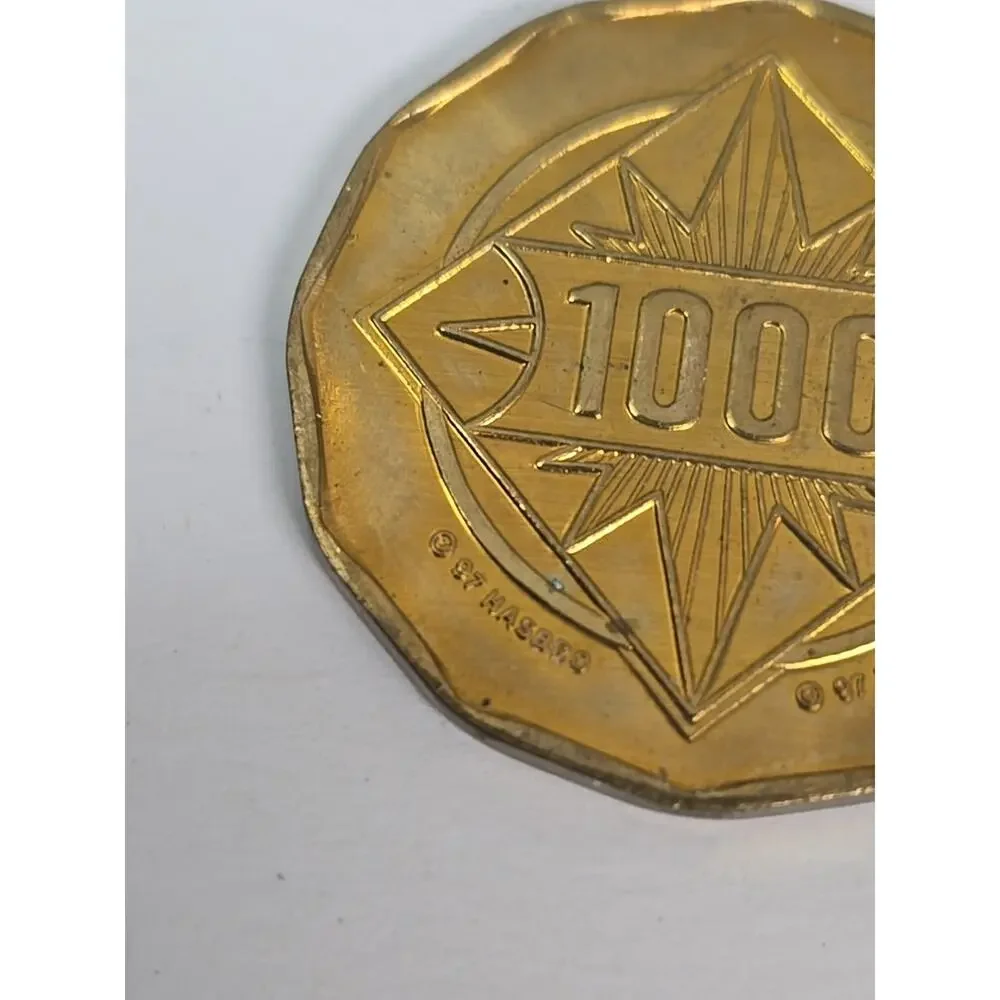 STAR WARS ORIGINAL 1997 Planet Alderaan 1000 CREDIT TOKEN/COIN CD-ROM Monopoly